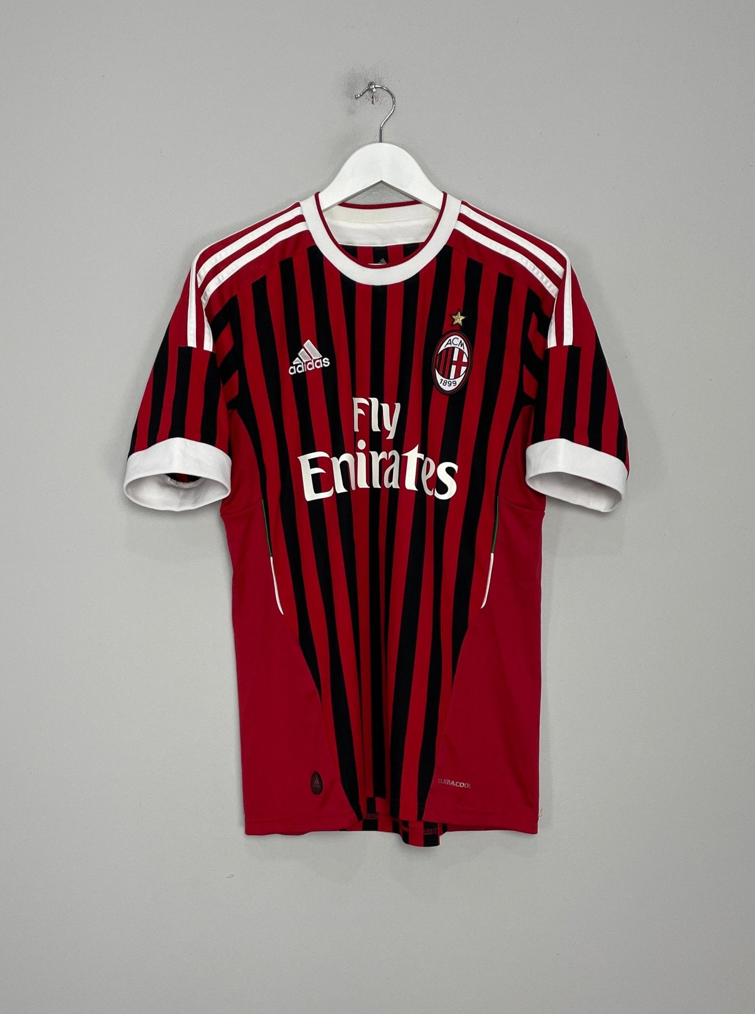 Shop 2011/12 AC MILAN IBRAHIMOVIC #11 HOME SHIRT (M) ADIDAS, classic football shirts, vintage football shirts & retro soccer jerseys at Cult Kits