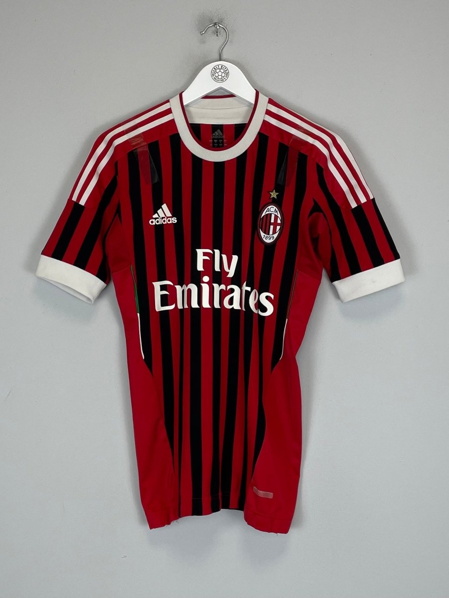 2011/12 AC MILAN IBRAHIMOVIC 11 *PLAYER ISSUE* HOME SHIRT (M) ADIDAS - Cult Kits - Medium - Buy Vintage Football Shirts, Authentic Retro Football Shirts For Sale, Classic Football Shirts & Soccer Jersey