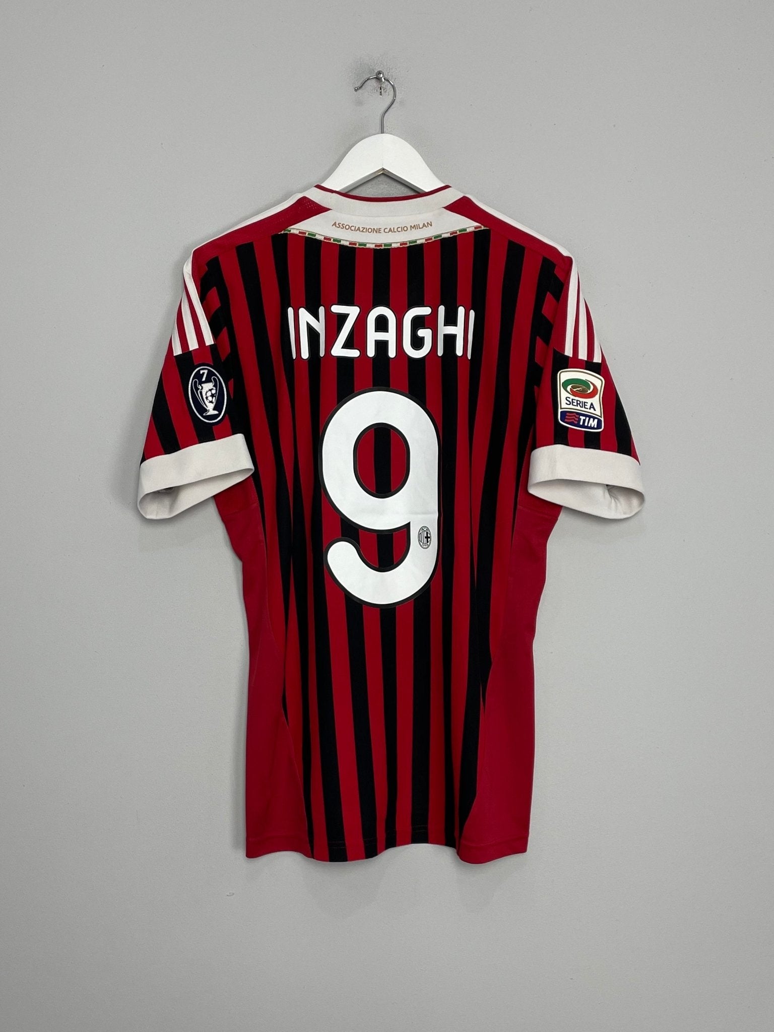 2011/12 AC MILAN INZAGHI #9 HOME SHIRT (M) ADIDAS – Cult Kits