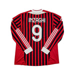 Buy 2011/12 AC Milan Inzaghi 9 L/S Home Shirt (XL) Adidas ~ Free worldwide shipping ~ Authentic Vintage Football Shirts from Cult Kits