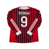 Buy 2011/12 AC Milan Inzaghi 9 L/S Home Shirt (XL) Adidas ~ Free worldwide shipping ~ Authentic Vintage Football Shirts from Cult Kits