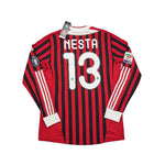 Buy 2011/12 AC MILAN NESTA 13 *BNWT* L/S HOME SHIRT (M) ADIDAS ~ Free worldwide shipping available ~ Authentic Vintage Football Shirts from Cult Kits
