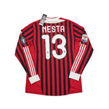 Buy 2011/12 AC MILAN NESTA 13 *BNWT* L/S HOME SHIRT (M) ADIDAS ~ Free worldwide shipping available ~ Authentic Vintage Football Shirts from Cult Kits