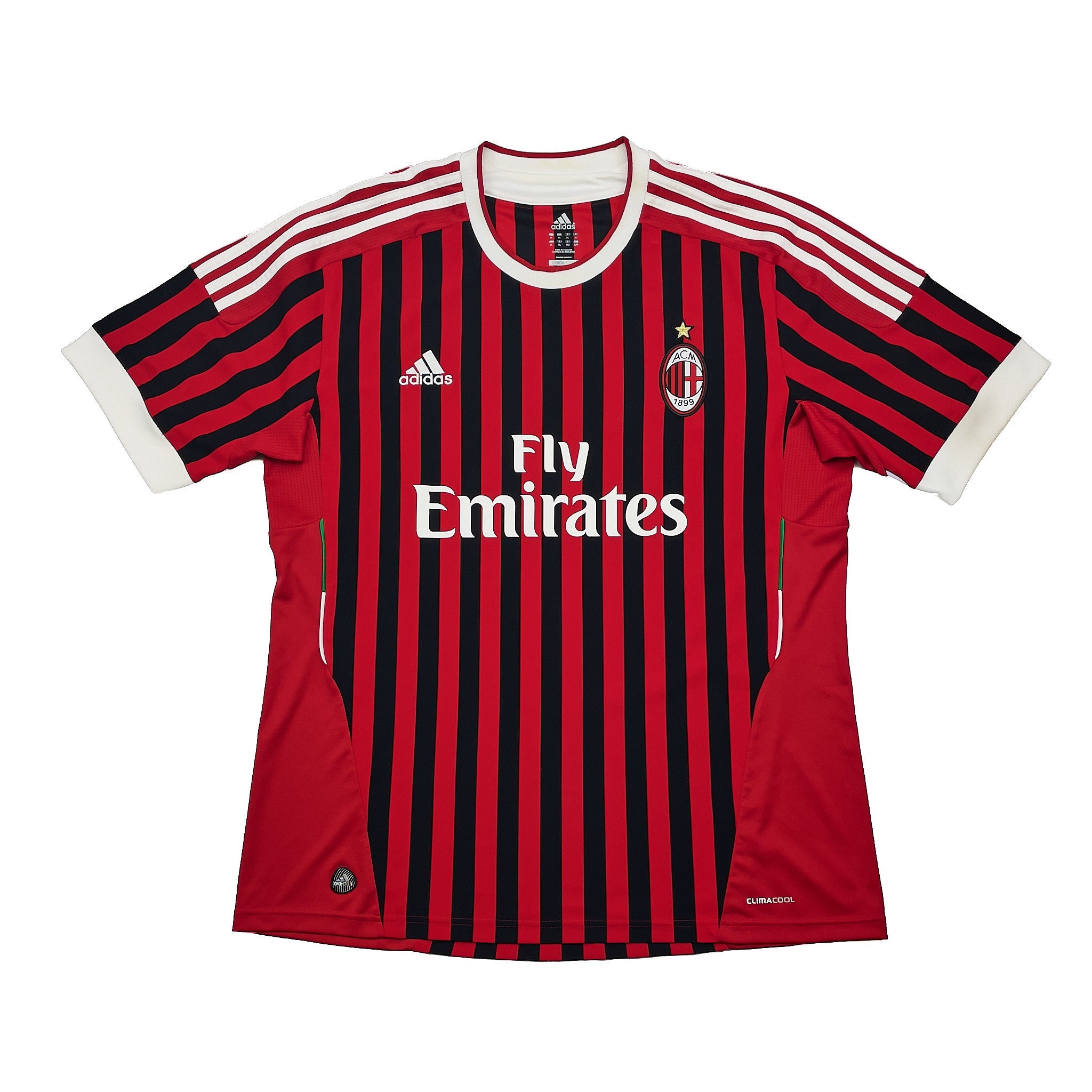Buy 2011/12 AC Milan Nesta 13 Home Shirt (XL) Adidas ~ Free worldwide shipping available ~ Authentic Vintage Football Shirts from Cult Kits