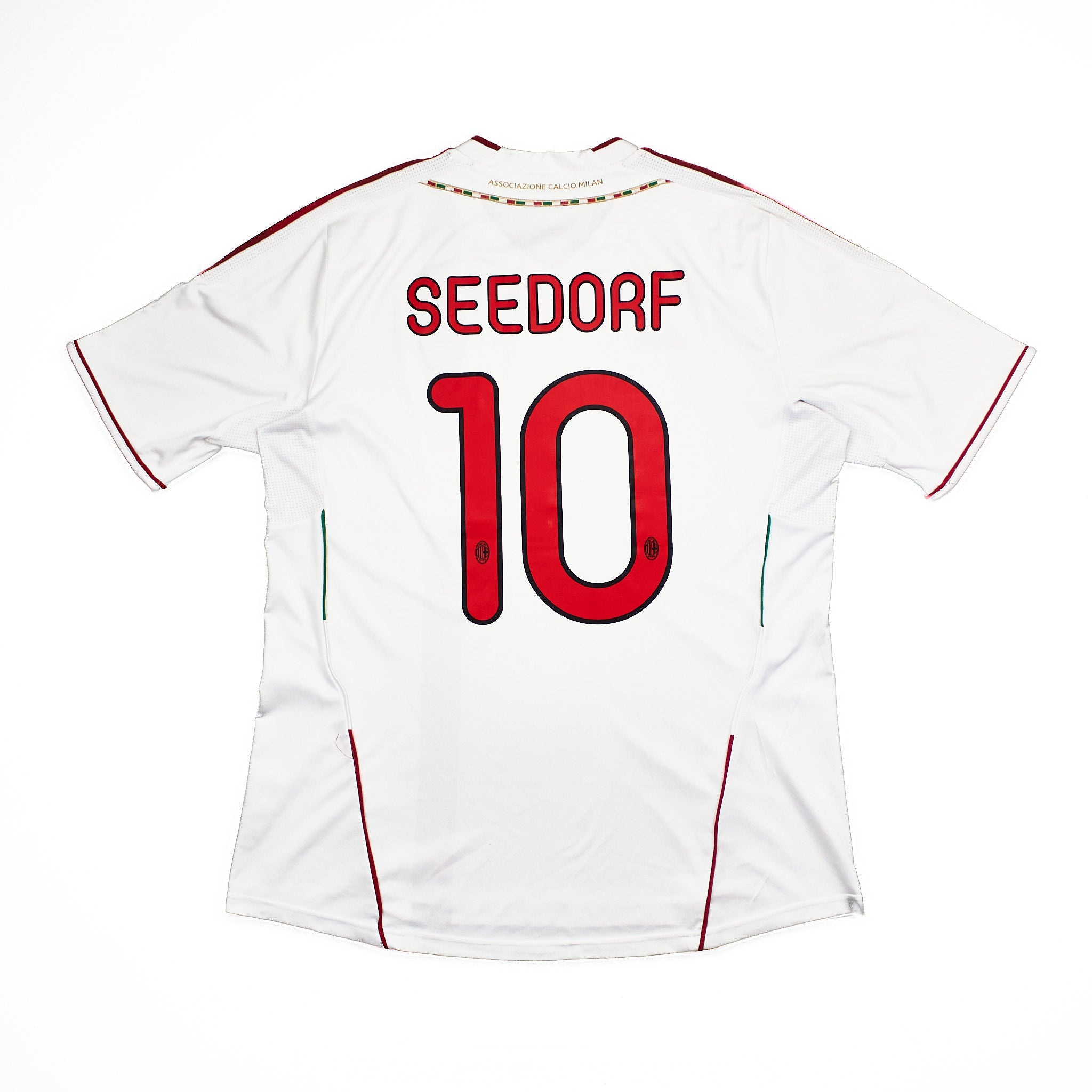 Buy 2011/12 AC Milan Seedorf 10 Away Shirt (XL) Adidas ~ Free worldwide shipping ~ Authentic Vintage Football Shirts from Cult Kits