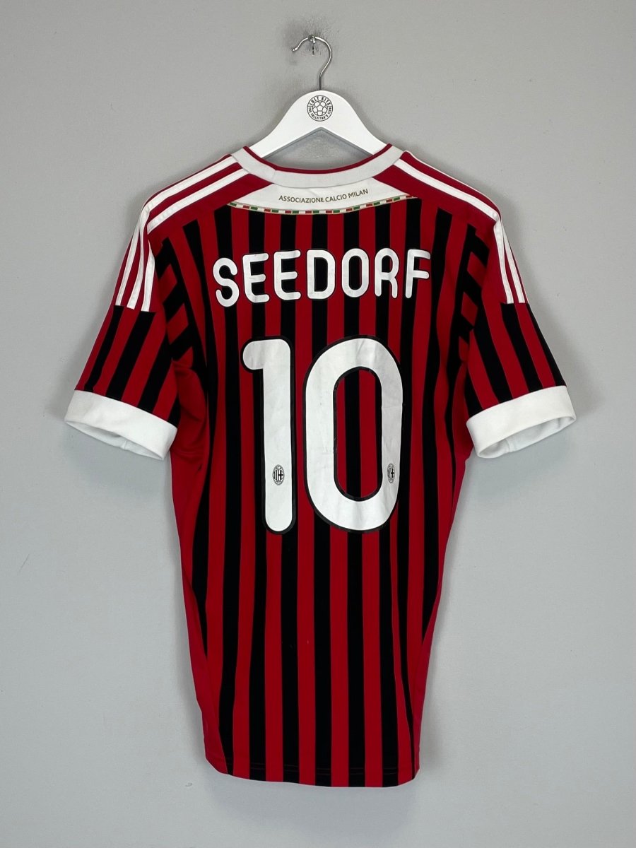 2011/12 AC MILAN SEEDORF 10 HOME SHIRT (M) ADIDAS - Cult Kits - Medium - Buy Vintage Football Shirts, Authentic Retro Football Shirts For Sale, Classic Football Shirts & Soccer Jersey