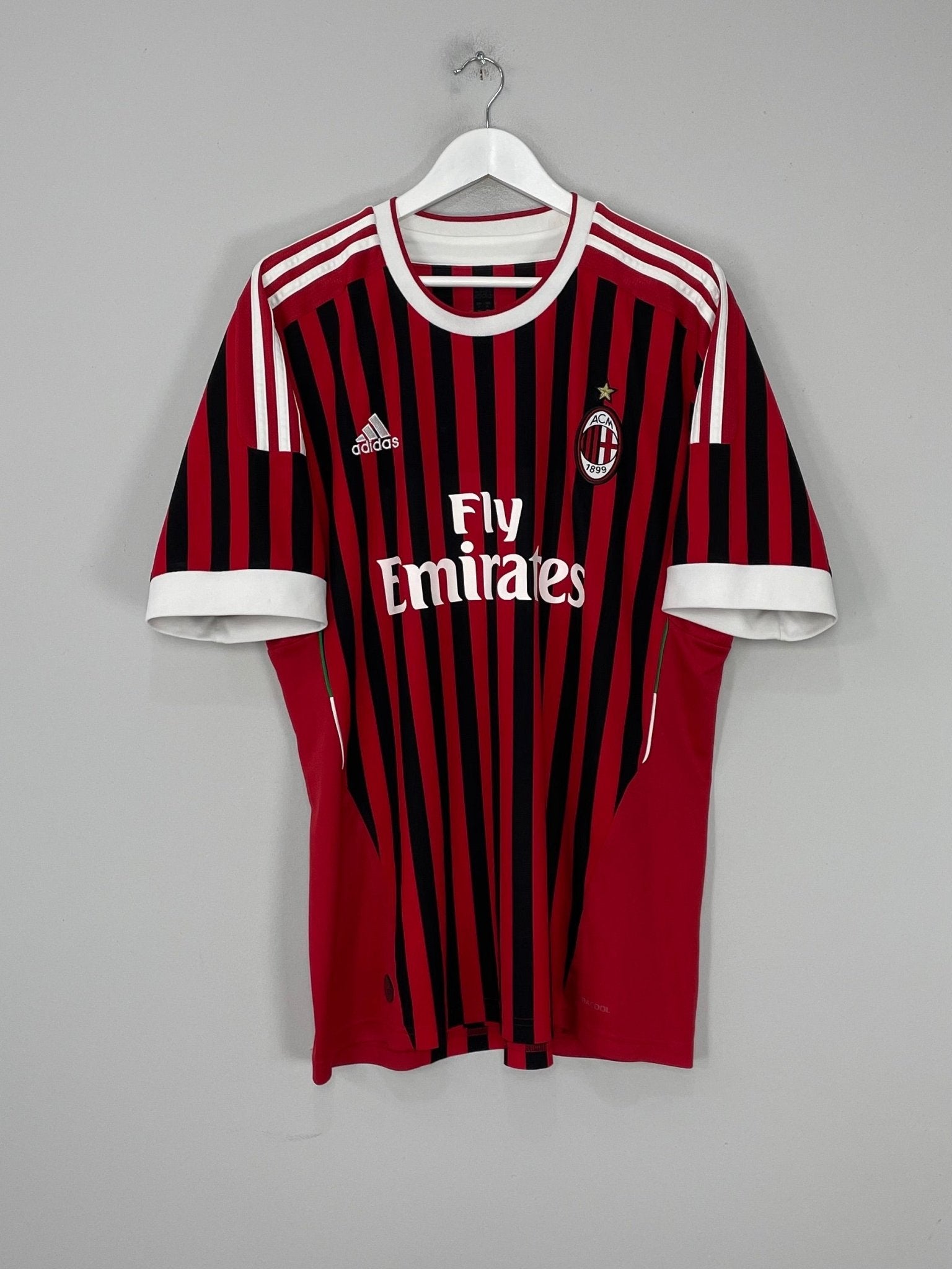Shop 2011/12 AC MILAN SEEDORF #10 HOME SHIRT (XL) ADIDAS, classic football shirts, vintage football shirts & retro soccer jerseys at Cult Kits