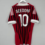 Shop 2011/12 AC MILAN SEEDORF #10 HOME SHIRT (XL) ADIDAS, classic football shirts, vintage football shirts & retro soccer jerseys at Cult Kits