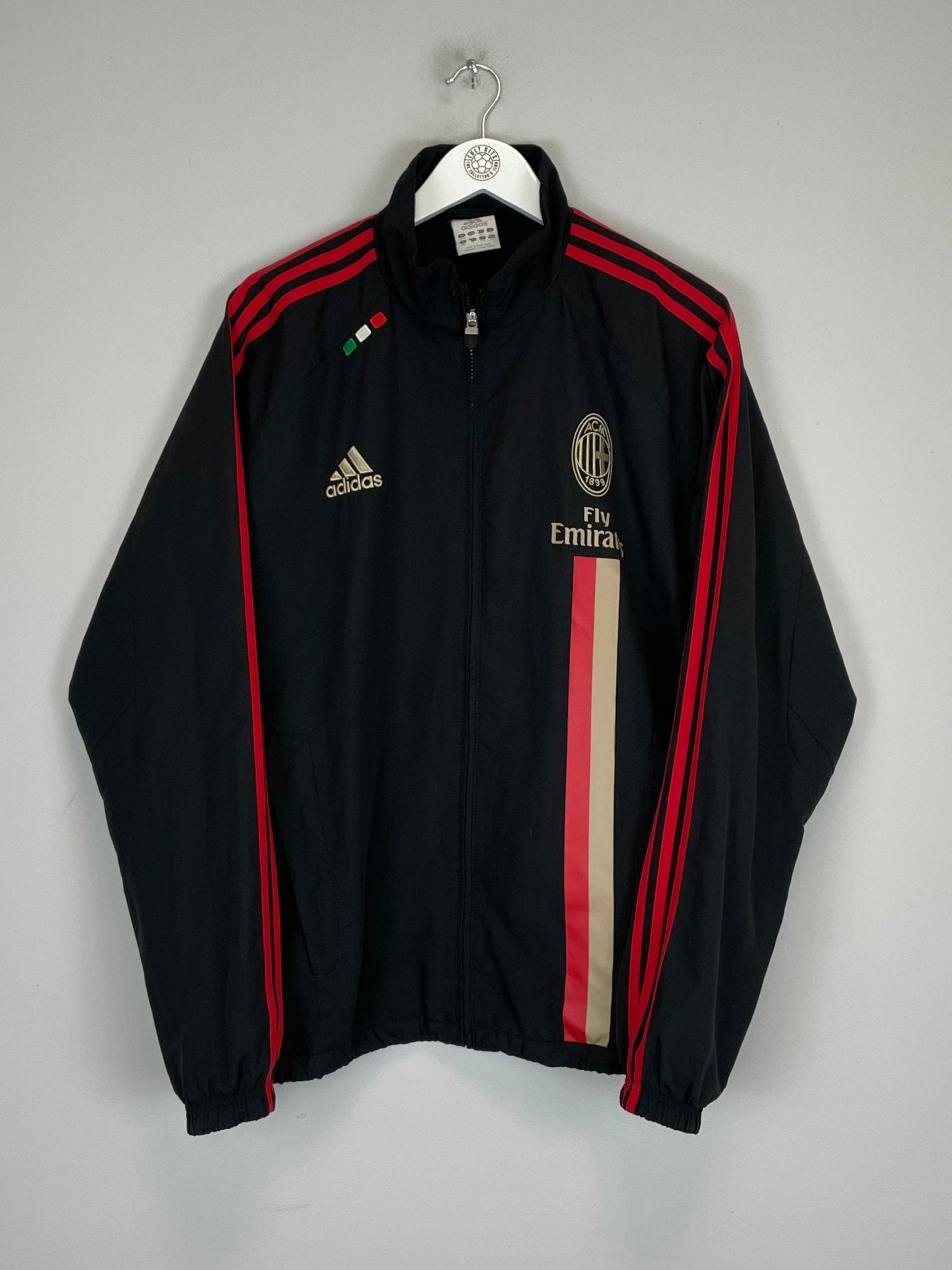 Shop 2011/12 AC MILAN TRACK JACKET (L) ADIDAS, classic football shirts, vintage football shirts & retro soccer jerseys at Cult Kits