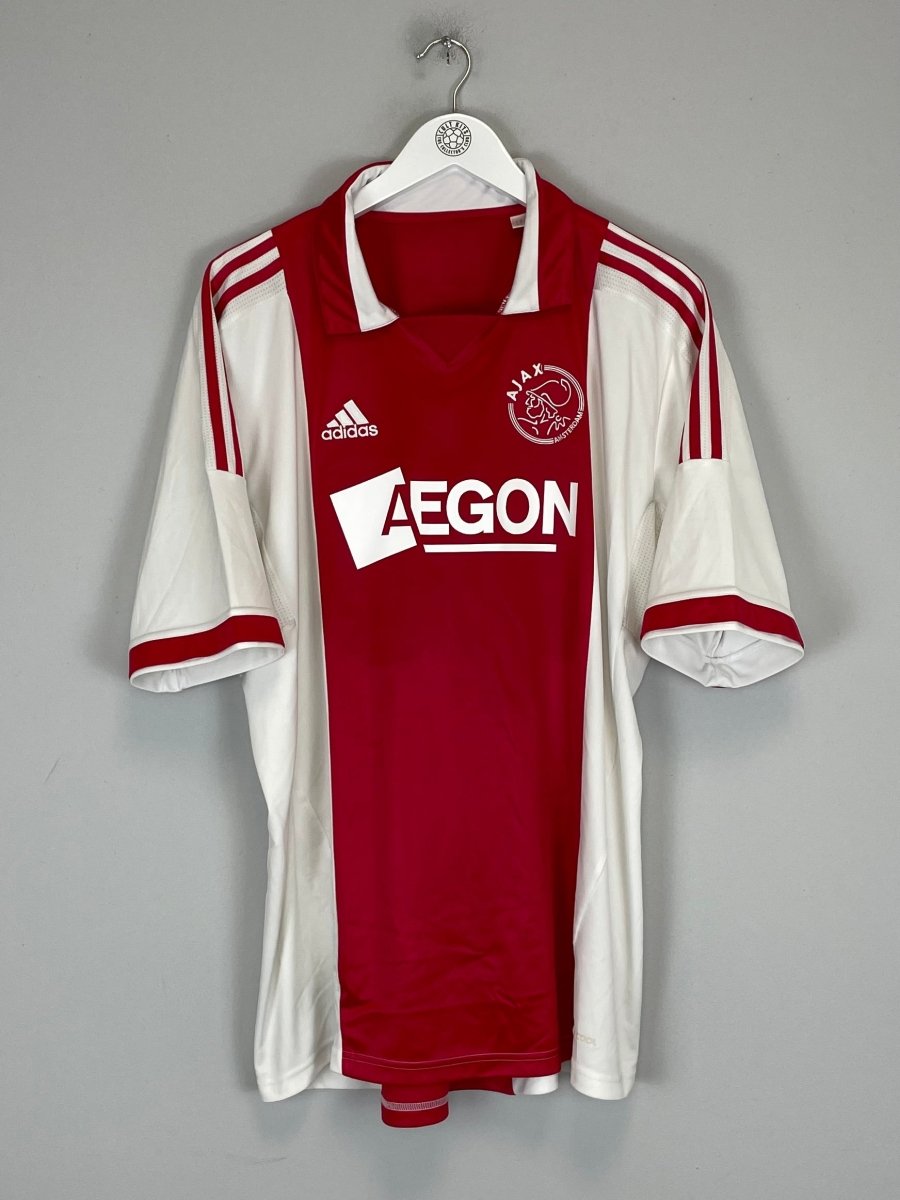 2011/12 AJAX HOME SHIRT (L) ADIDAS - Cult Kits - Large - Buy Vintage Football Shirts, Authentic Retro Football Shirts For Sale, Classic Football Shirts & Soccer Jersey