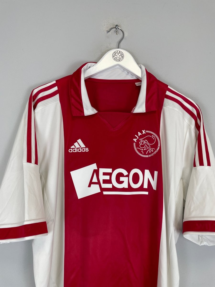 2011/12 AJAX HOME SHIRT (L) ADIDAS - Cult Kits - Large - Buy Vintage Football Shirts, Authentic Retro Football Shirts For Sale, Classic Football Shirts & Soccer Jersey