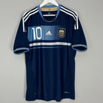 Shop 2011/12 ARGENTINA MESSI #10 AWAY SHIRT (M) ADIDAS, classic football shirts, vintage football shirts & retro soccer jerseys at Cult Kits
