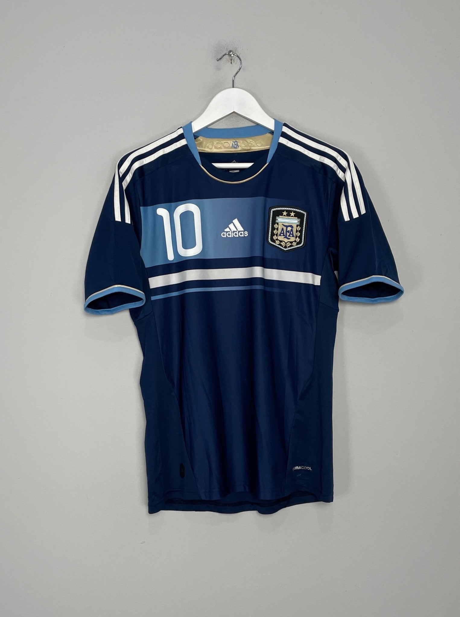 Shop 2011/12 ARGENTINA MESSI #10 AWAY SHIRT (S) ADIDAS, classic football shirts, vintage football shirts & retro soccer jerseys at Cult Kits