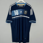 Shop 2011/12 ARGENTINA MESSI #10 AWAY SHIRT (XL) ADIDAS, classic football shirts, vintage football shirts & retro soccer jerseys at Cult Kits