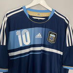 Shop 2011/12 ARGENTINA MESSI #10 AWAY SHIRT (XL) ADIDAS, classic football shirts, vintage football shirts & retro soccer jerseys at Cult Kits