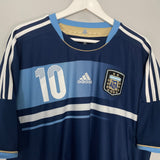 Shop 2011/12 ARGENTINA MESSI #10 AWAY SHIRT (XL) ADIDAS, classic football shirts, vintage football shirts & retro soccer jerseys at Cult Kits