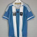 Shop 2011/12 ARGENTINA MESSI #10 HOME SHIRT (L) ADIDAS, classic football shirts, vintage football shirts & retro soccer jerseys at Cult Kits