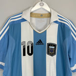 Shop 2011/12 ARGENTINA MESSI #10 HOME SHIRT (L) ADIDAS, classic football shirts, vintage football shirts & retro soccer jerseys at Cult Kits