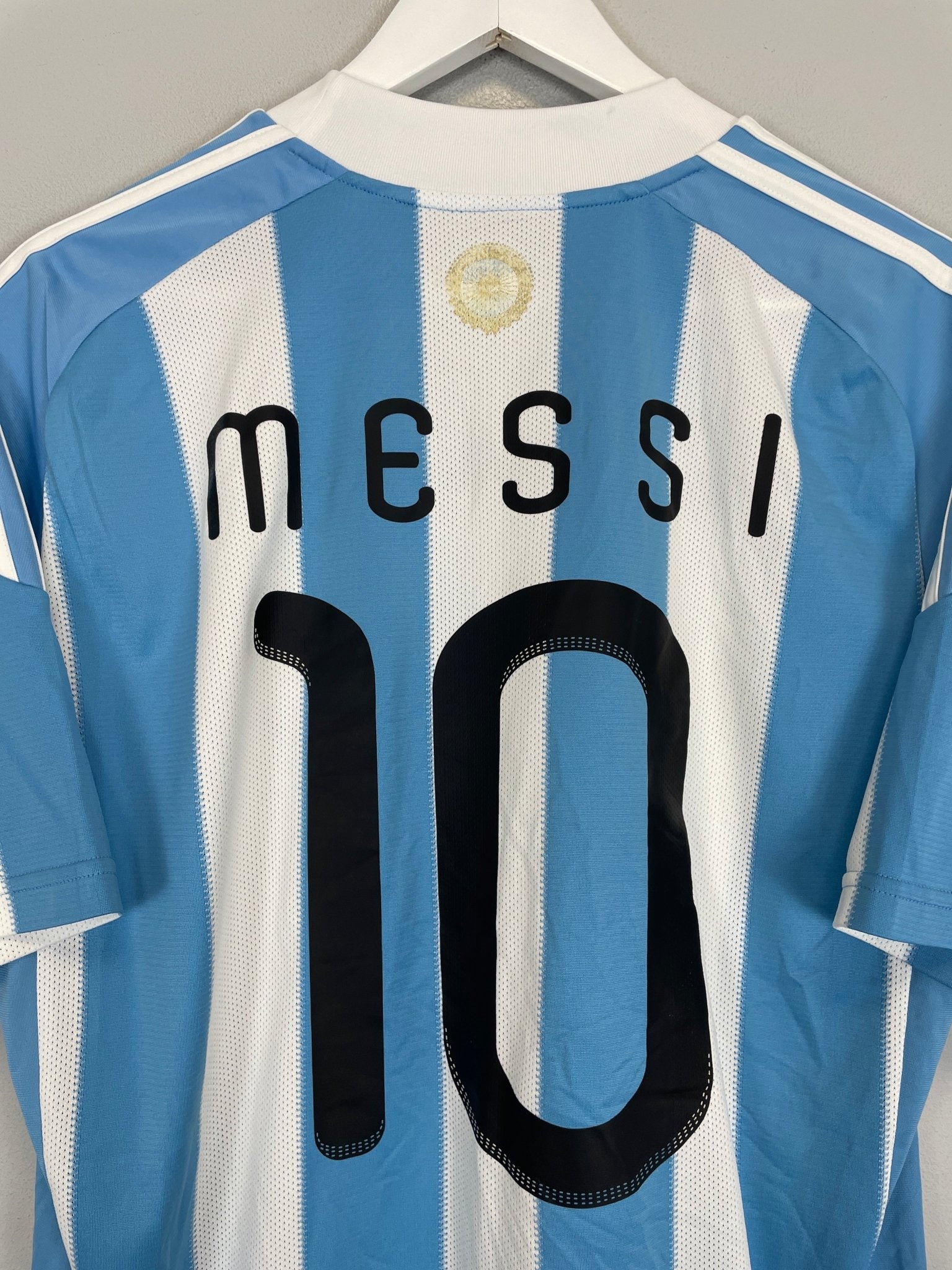 Shop 2011/12 ARGENTINA MESSI #10 HOME SHIRT (L) ADIDAS, classic football shirts, vintage football shirts & retro soccer jerseys at Cult Kits
