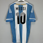 Shop 2011/12 ARGENTINA MESSI #10 HOME SHIRT (L) ADIDAS, classic football shirts, vintage football shirts & retro soccer jerseys at Cult Kits