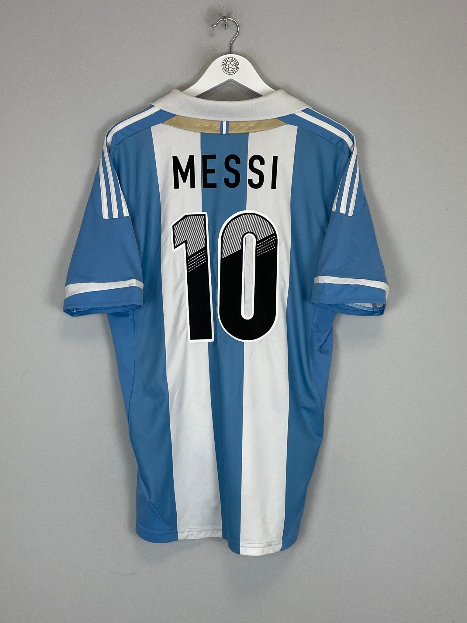 Shop 2011/12 ARGENTINA MESSI #10 HOME SHIRT (L) ADIDAS, classic football shirts, vintage football shirts & retro soccer jerseys at Cult Kits