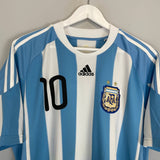 Shop 2011/12 ARGENTINA MESSI #10 HOME SHIRT (L) ADIDAS, classic football shirts, vintage football shirts & retro soccer jerseys at Cult Kits