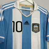Shop 2011/12 ARGENTINA MESSI #10 HOME SHIRT (L) ADIDAS, classic football shirts, vintage football shirts & retro soccer jerseys at Cult Kits