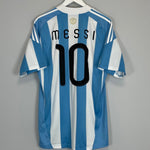 Shop 2011/12 ARGENTINA MESSI #10 HOME SHIRT (L) ADIDAS, classic football shirts, vintage football shirts & retro soccer jerseys at Cult Kits