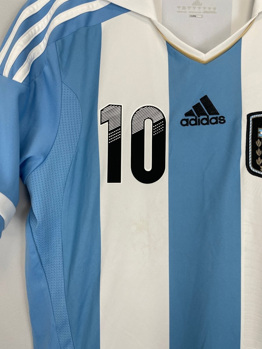 2011/12 ARGENTINA MESSI 10 HOME SHIRT (S) ADIDAS - Cult Kits - Small - Buy Vintage Football Shirts, Authentic Retro Football Shirts For Sale, Classic Football Shirts & Soccer Jersey