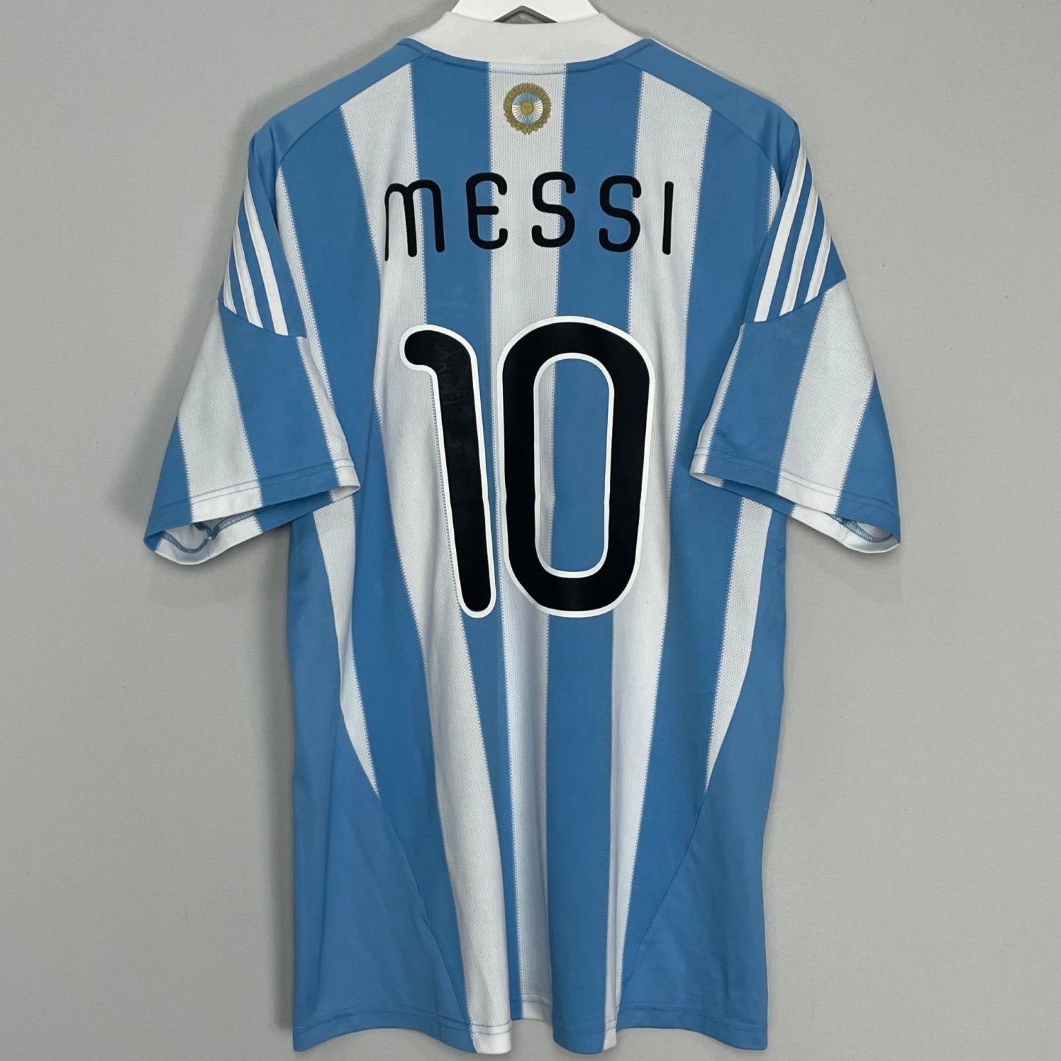 Shop 2011/12 ARGENTINA MESSI #10 HOME SHIRT (XL) ADIDAS, classic football shirts, vintage football shirts & retro soccer jerseys at Cult Kits
