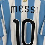 Shop 2011/12 ARGENTINA MESSI #10 HOME SHIRT (XL) ADIDAS, classic football shirts, vintage football shirts & retro soccer jerseys at Cult Kits