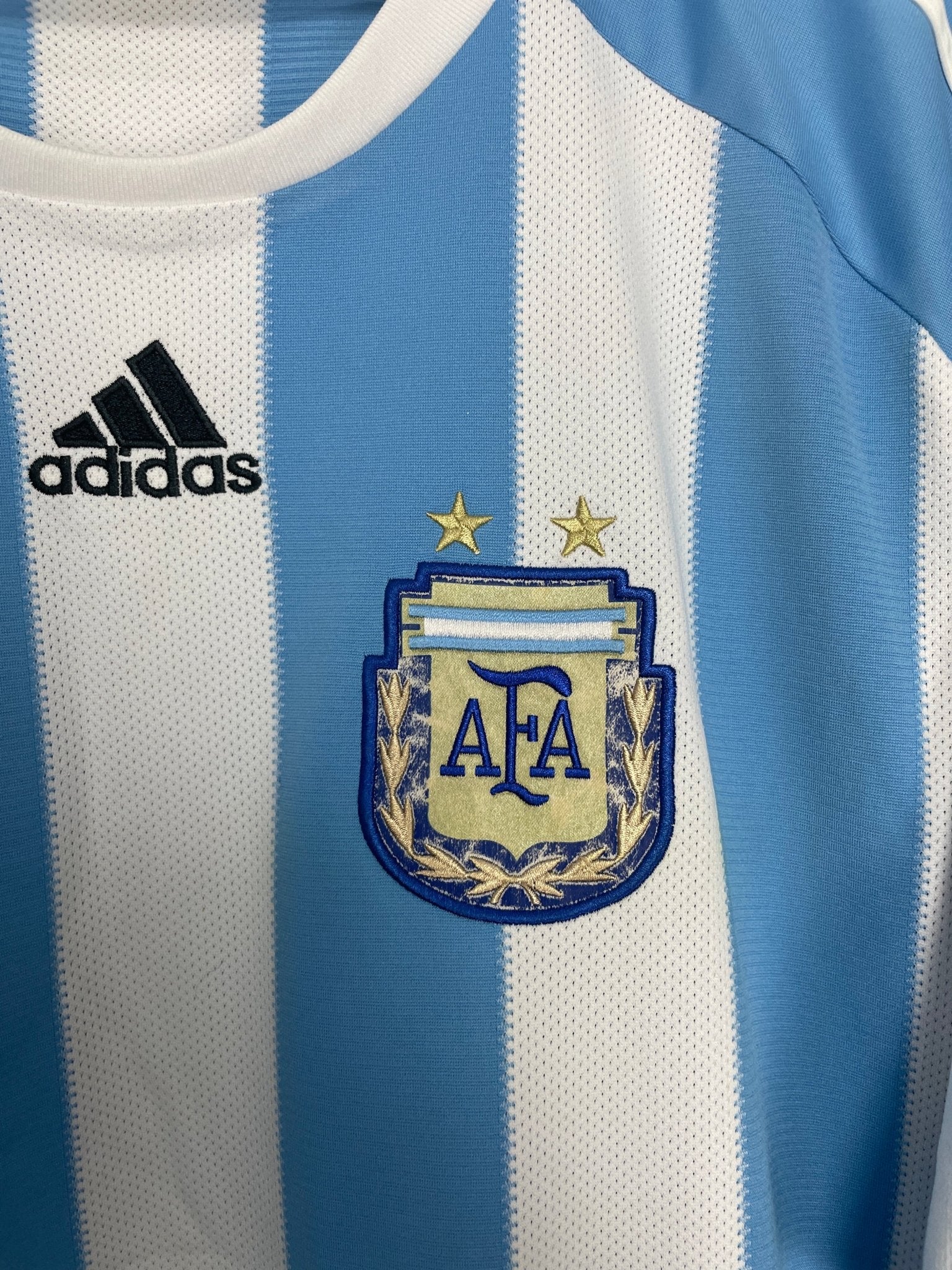 Shop 2011/12 ARGENTINA MESSI #10 HOME SHIRT (XL) ADIDAS, classic football shirts, vintage football shirts & retro soccer jerseys at Cult Kits