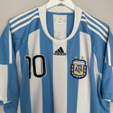 Shop 2011/12 ARGENTINA MESSI #10 HOME SHIRT (XL) ADIDAS, classic football shirts, vintage football shirts & retro soccer jerseys at Cult Kits
