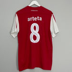 Shop 2011/12 ARSENAL ARTETA #8 HOME SHIRT (L) NIKE, classic football shirts, vintage football shirts & retro soccer jerseys at Cult Kits
