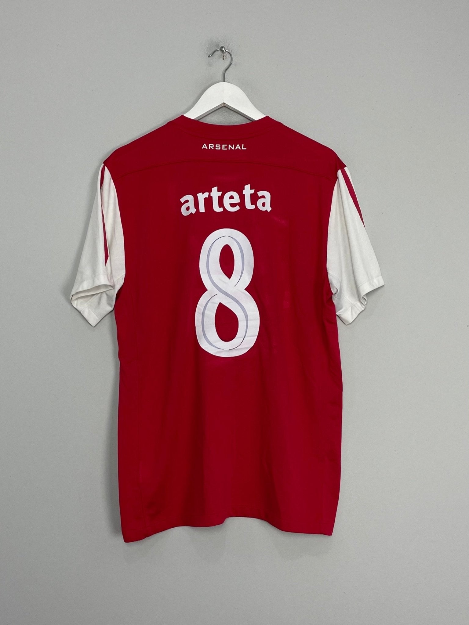 Shop 2011/12 ARSENAL ARTETA #8 HOME SHIRT (L) NIKE, classic football shirts, vintage football shirts & retro soccer jerseys at Cult Kits