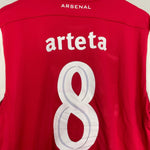 Shop 2011/12 ARSENAL ARTETA #8 HOME SHIRT (L) NIKE, classic football shirts, vintage football shirts & retro soccer jerseys at Cult Kits