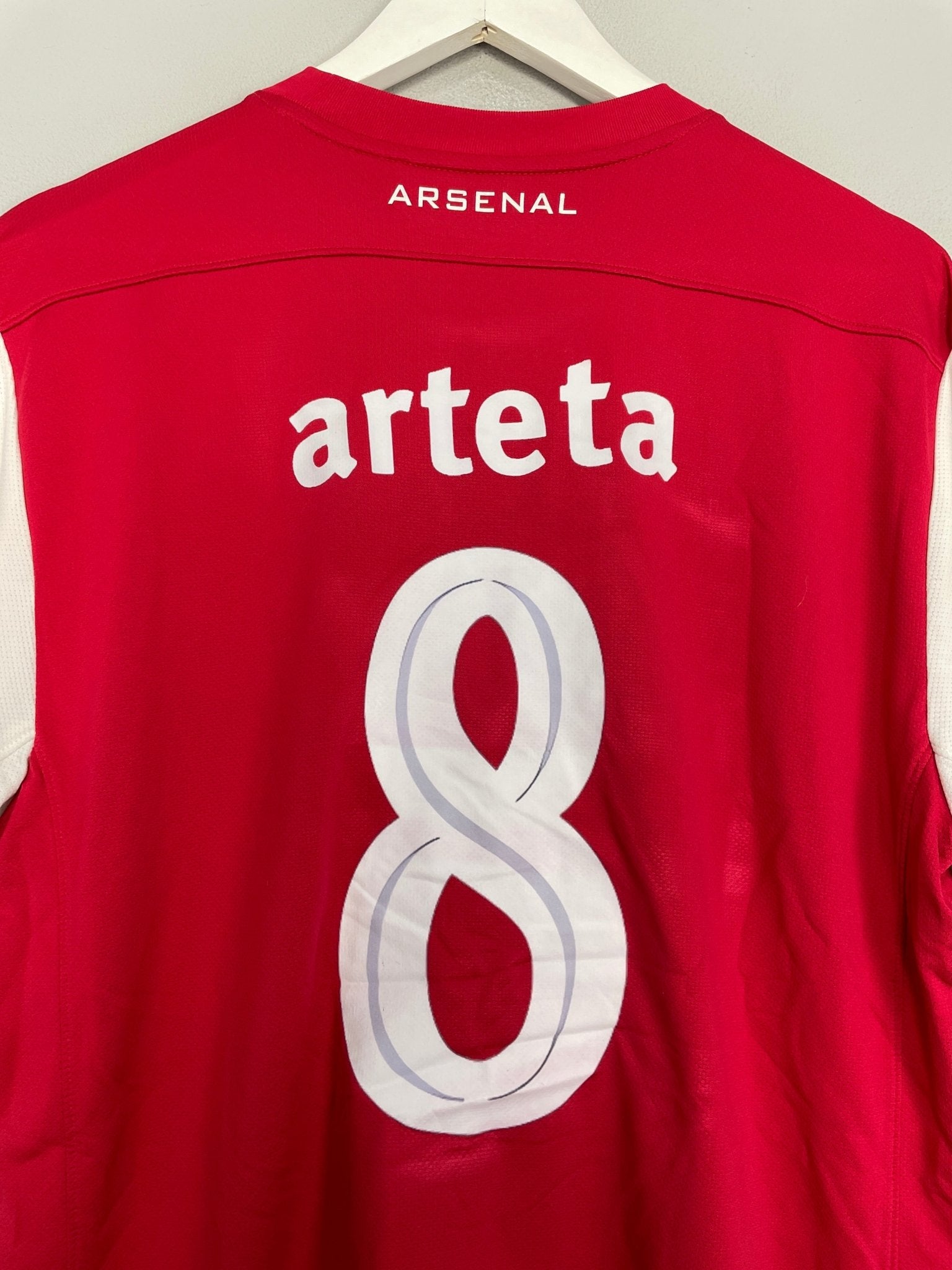 Shop 2011/12 ARSENAL ARTETA #8 HOME SHIRT (L) NIKE, classic football shirts, vintage football shirts & retro soccer jerseys at Cult Kits
