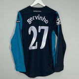 Shop 2011/12 ARSENAL GERVINHO #27 *PLAYER ISSUE* C/L L/S AWAY SHIRT (M) NIKE, classic football shirts, vintage football shirts & retro soccer jerseys at Cult Kits