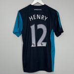 Shop 2011/12 ARSENAL HENRY #12 AWAY SHIRT (M) NIKE, classic football shirts, vintage football shirts & retro soccer jerseys at Cult Kits