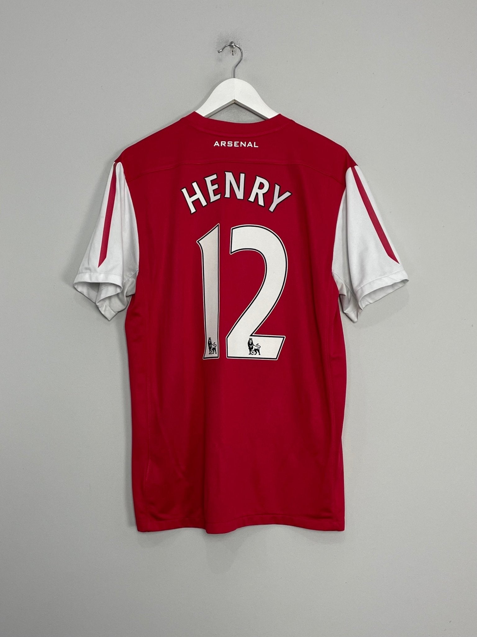 Shop 2011/12 ARSENAL HENRY #12 HOME SHIRT (L) NIKE, classic football shirts, vintage football shirts & retro soccer jerseys at Cult Kits