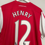 Shop 2011/12 ARSENAL HENRY #12 HOME SHIRT (L) NIKE, classic football shirts, vintage football shirts & retro soccer jerseys at Cult Kits