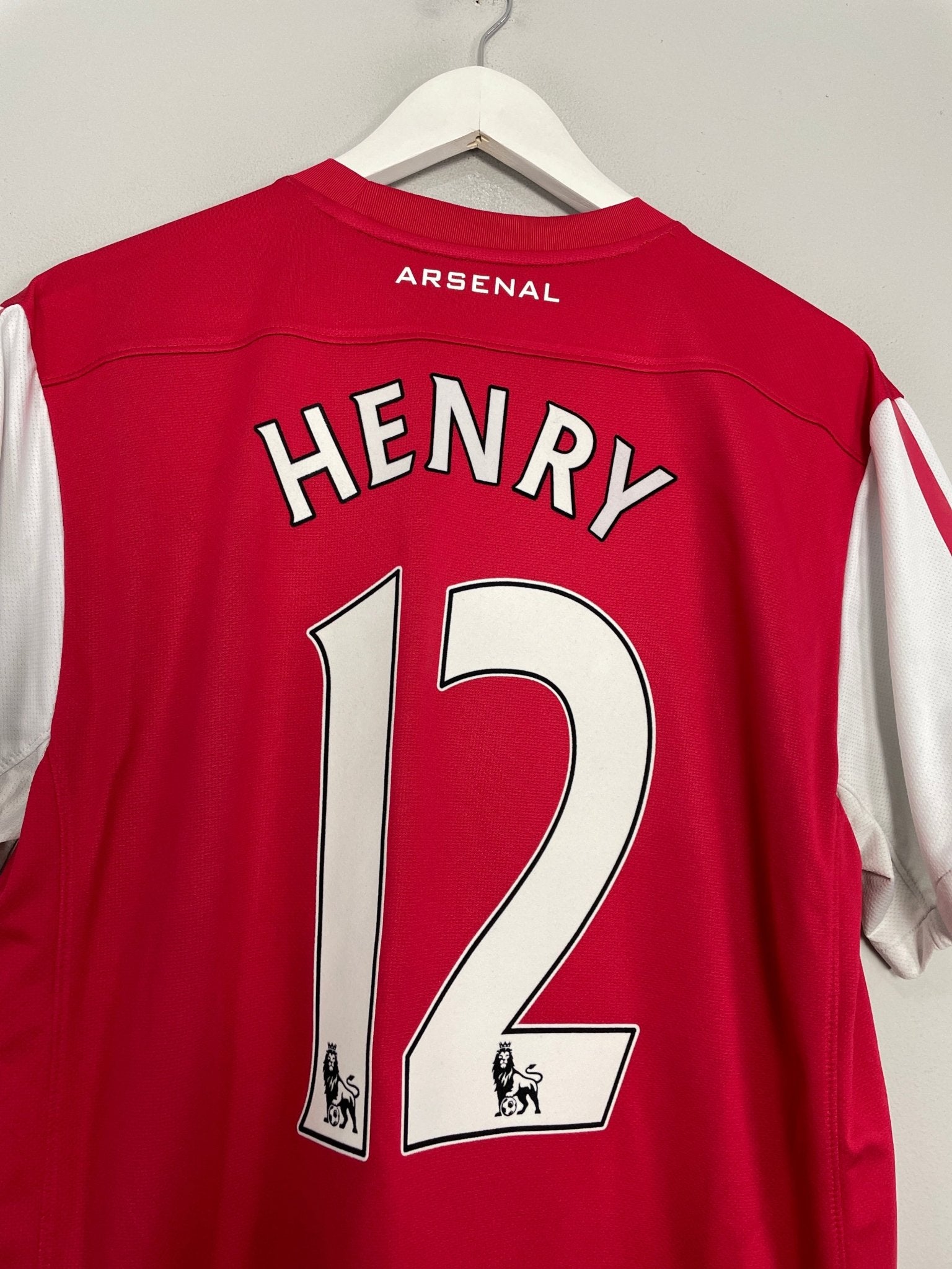 Shop 2011/12 ARSENAL HENRY #12 HOME SHIRT (L) NIKE, classic football shirts, vintage football shirts & retro soccer jerseys at Cult Kits