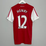Shop 2011/12 ARSENAL HENRY #12 HOME SHIRT (M) NIKE, classic football shirts, vintage football shirts & retro soccer jerseys at Cult Kits