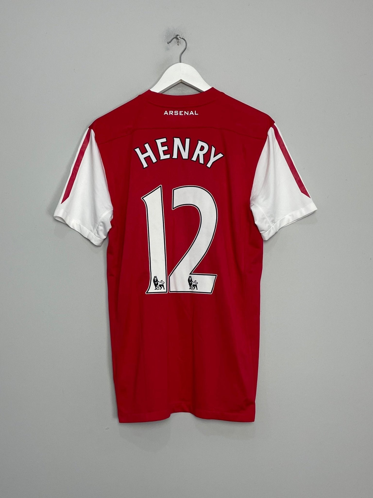 Shop 2011/12 ARSENAL HENRY #12 HOME SHIRT (M) NIKE, classic football shirts, vintage football shirts & retro soccer jerseys at Cult Kits