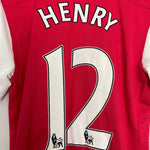 Shop 2011/12 ARSENAL HENRY #12 HOME SHIRT (M) NIKE, classic football shirts, vintage football shirts & retro soccer jerseys at Cult Kits