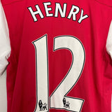 Shop 2011/12 ARSENAL HENRY #12 HOME SHIRT (M) NIKE, classic football shirts, vintage football shirts & retro soccer jerseys at Cult Kits