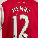Shop 2011/12 ARSENAL HENRY #12 HOME SHIRT (M) NIKE, classic football shirts, vintage football shirts & retro soccer jerseys at Cult Kits