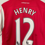 Shop 2011/12 ARSENAL HENRY #12 HOME SHIRT (M) NIKE, classic football shirts, vintage football shirts & retro soccer jerseys at Cult Kits