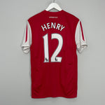 Shop 2011/12 ARSENAL HENRY #12 HOME SHIRT (M) NIKE, classic football shirts, vintage football shirts & retro soccer jerseys at Cult Kits