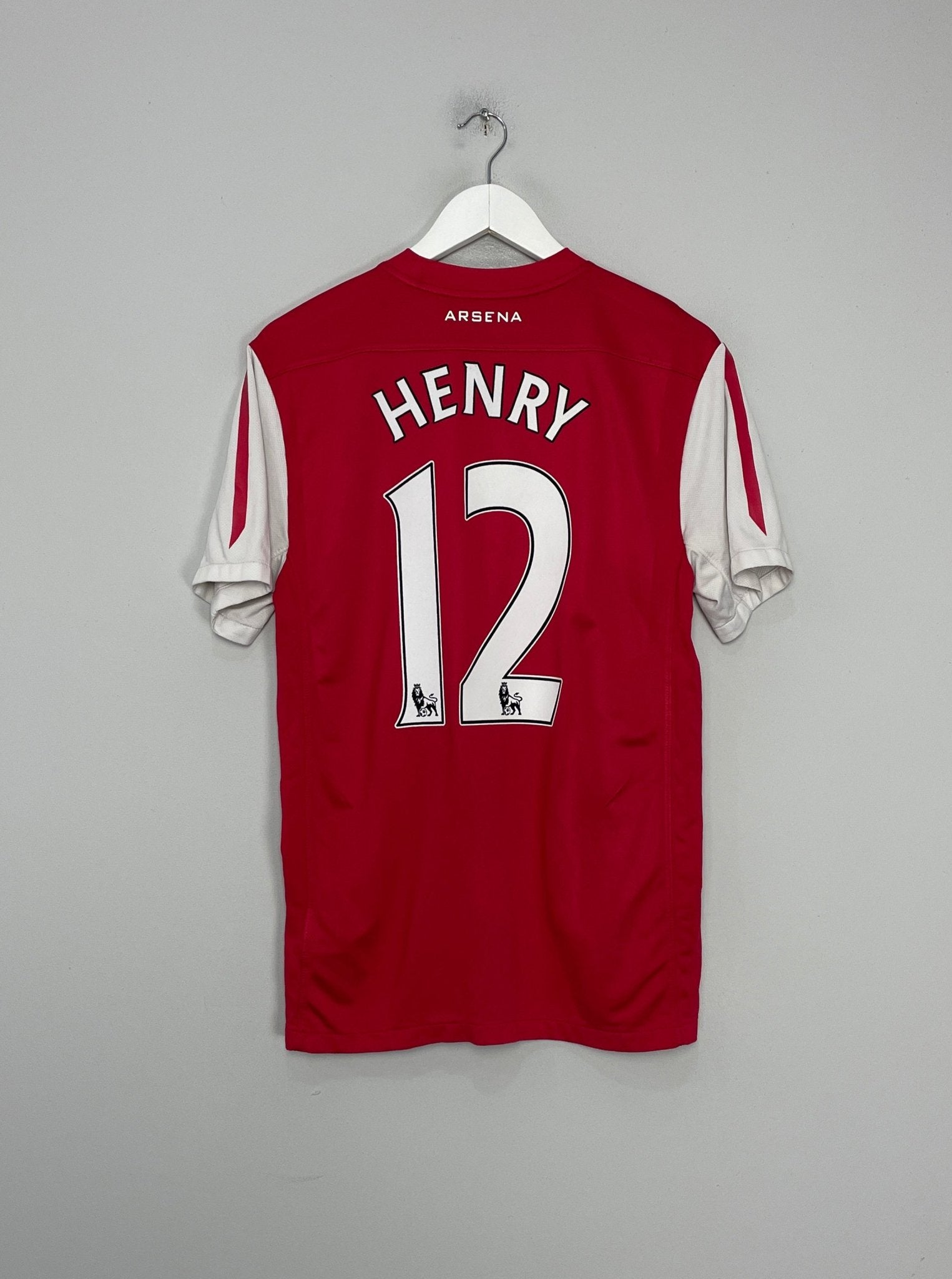 Shop 2011/12 ARSENAL HENRY #12 HOME SHIRT (M) NIKE, classic football shirts, vintage football shirts & retro soccer jerseys at Cult Kits